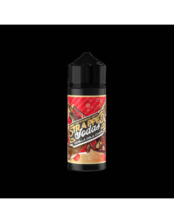 Strapped Sodas - Vanilla Cola Chaos Shortfill E-Liquid (100ml)