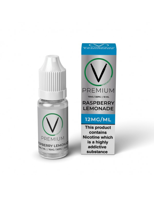 V Premium High VG - Raspberry Lemonade E-Liquid (10ml)