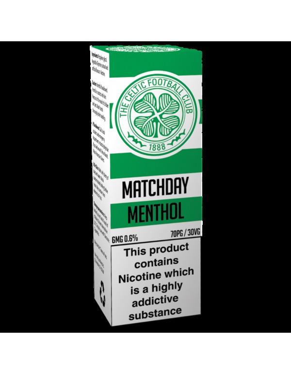 Celtic FC Licensed Products - Matchday Menthol E-Liquid (10ml)