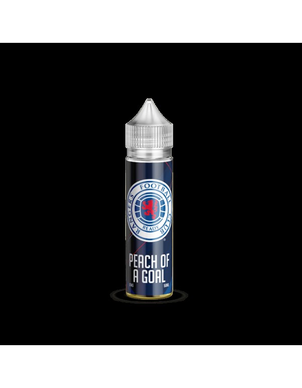 Rangers FC Licensed Products - Peach Of A Goal Premium Shortfill E-Liquid (50ml)