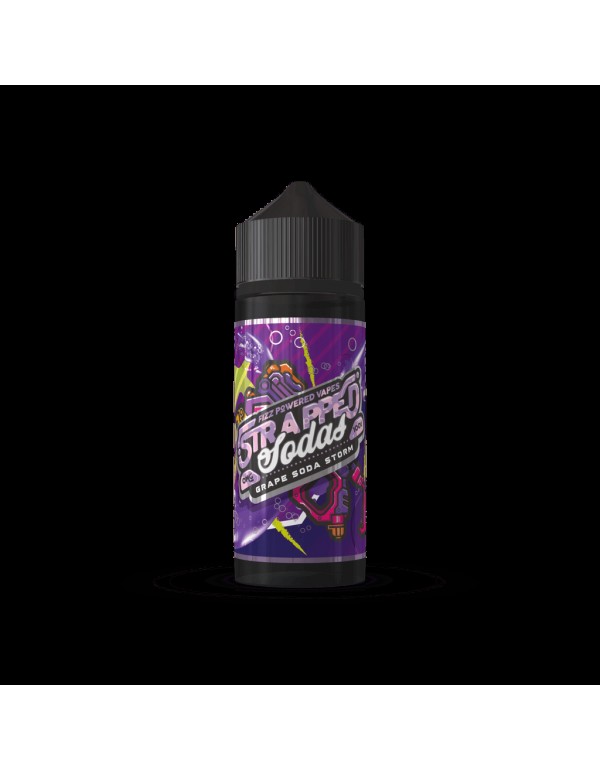 Strapped Sodas - Grape Soda Storm Shortfill E-Liquid (100ml)