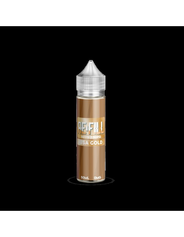 Re-fill - USA Gold Shortfill E-liquid (50ml)