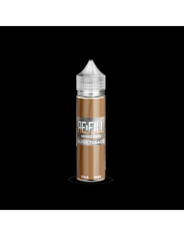 Re-fill - Silver Tobacco Shortfill E-liquid (50ml)