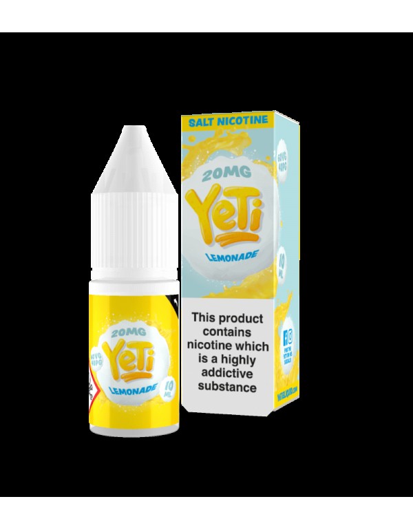 Yeti Salts - Lemonade 10ml Nic Salt E-Liquid