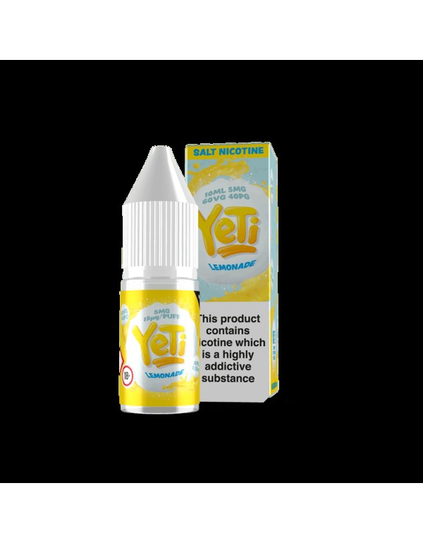 Yeti Salts - Lemonade 10ml Nic Salt E-Liquid