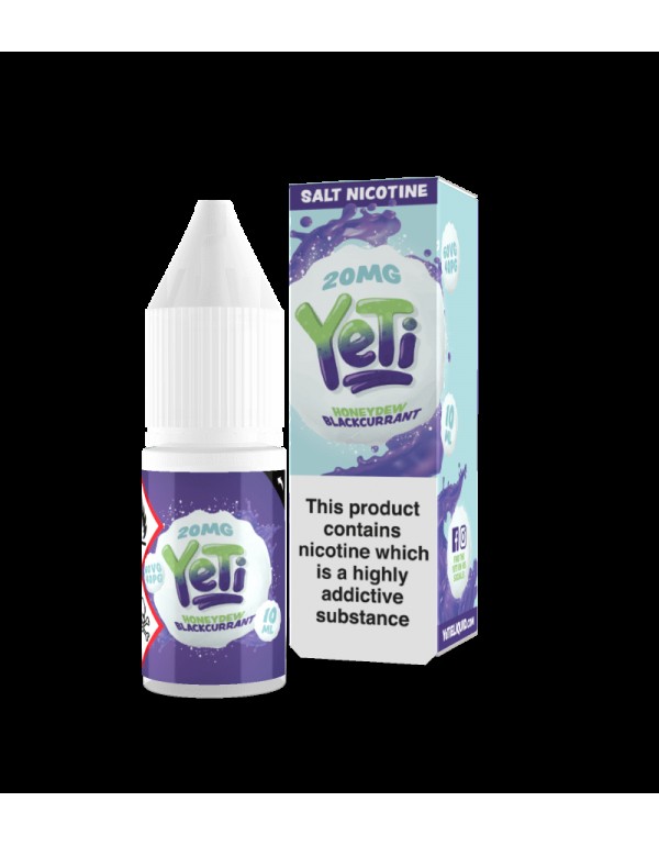 Yeti Salts - Honeydew Blackcurrant 10ml Nic Salt E...