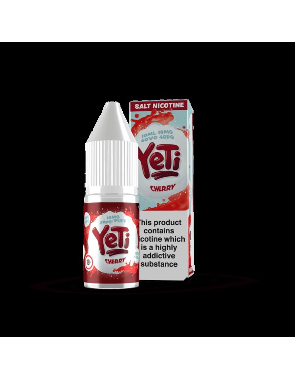 Yeti Salts - Cherry Ice 10mlNic Salt E-Liquid