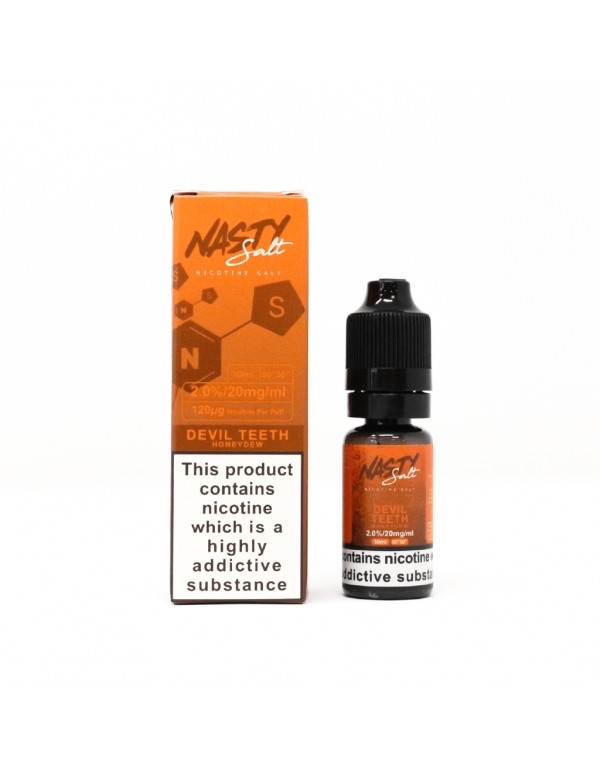 Nasty Salt - Devil Teeth 10ml Nic Salt E-Liquid