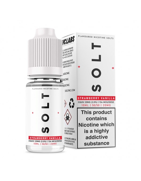 Solt E-Liquids - Strawberry Vanilla - 10ml