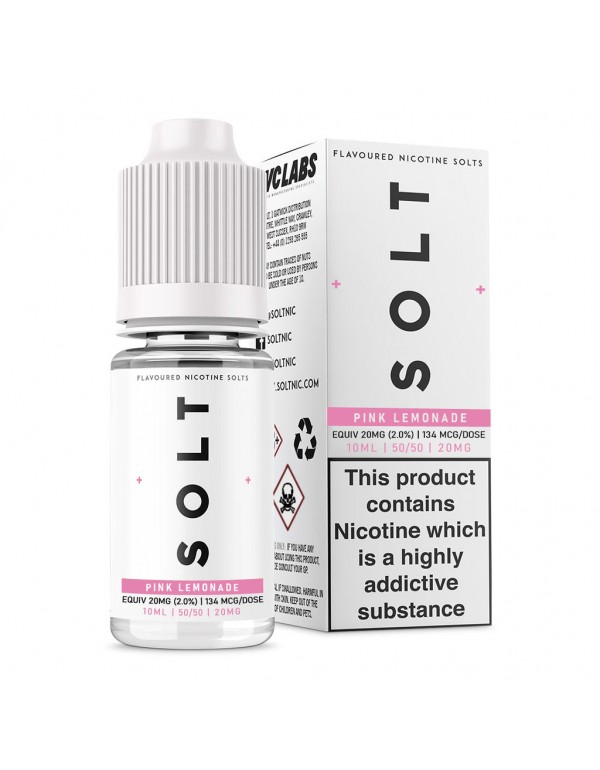 Solt E-Liquids - Pink Lemonade - 10ml