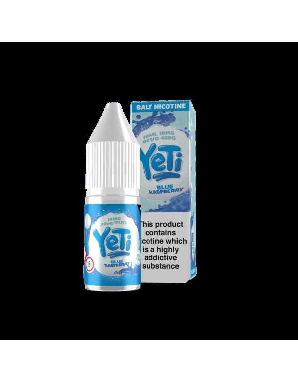 Yeti Salts - Blue Raspberry 10ml Nic Salt E-Liquid