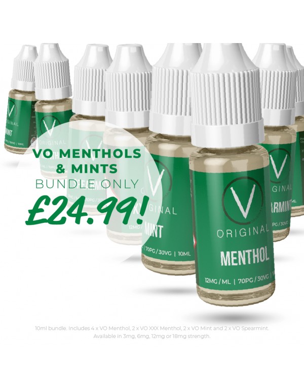 VO Mixed Menthol and Mints Bundle (10x10ml)