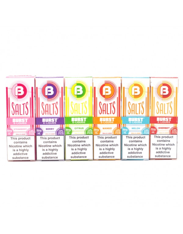 Burst Salts - Citrus Burst 10ml Nic Salt E-Liquid