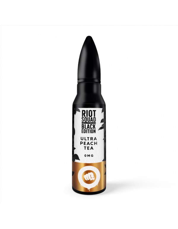 Riot Squad Black - Ultra Peach Shortfill E-Liquid (50ml)