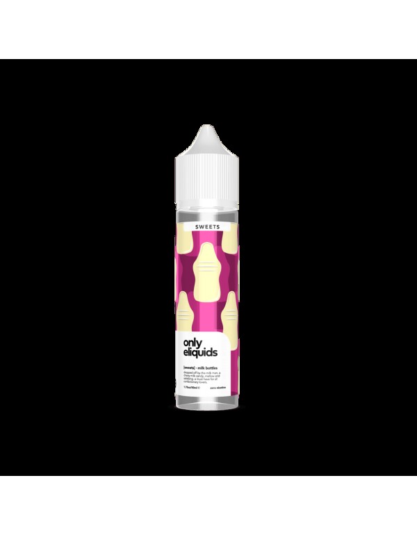 Only Sweets - Milk Bottles Shortfill E-liquid (50m...