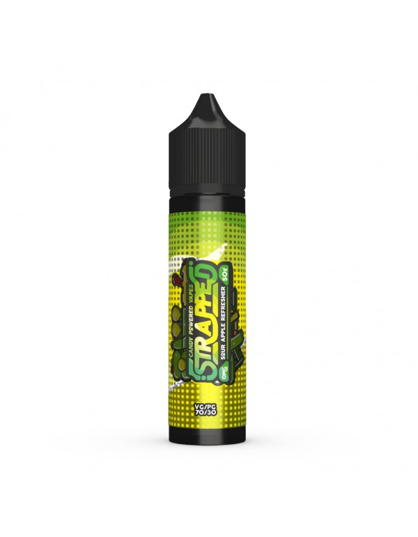 Strapped - Sour Apple Refresher Shortfill E-Liquid...