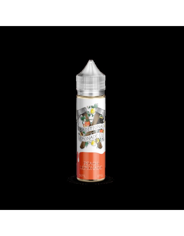 Traditional Lemonade Co - Peach Lemonade Shortfill E-Liquid (50ml 0mg)