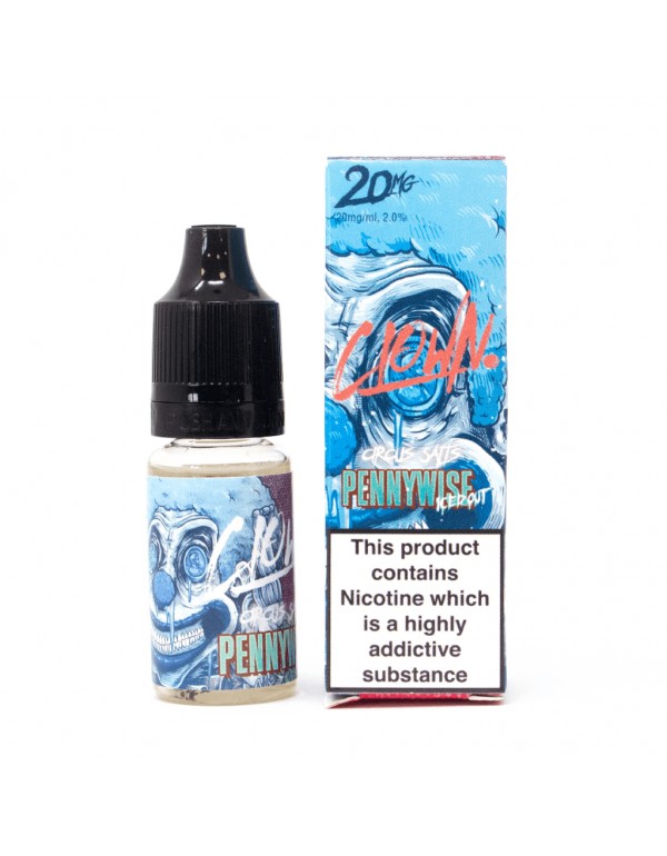 Clown Salts - Pennywise Iced Out 10ml Nic Salt E-L...