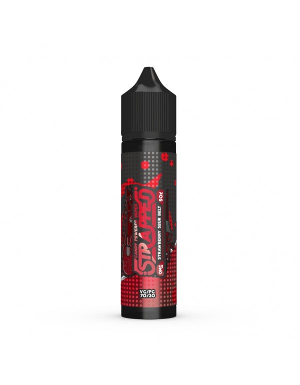 Strapped - Strawberry Sour Belt Shortfill E-Liquid (50ml)