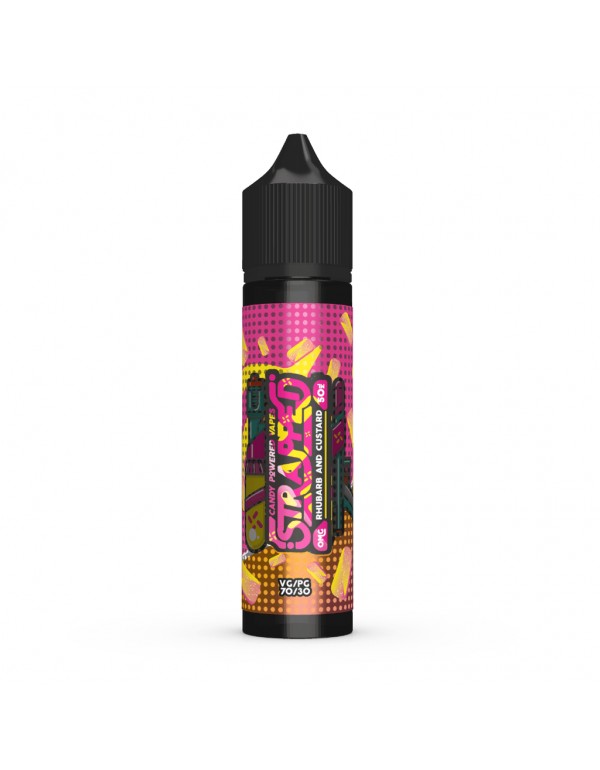 Strapped - Rhubarb & Custard Shortfill E-Liquid (50ml)