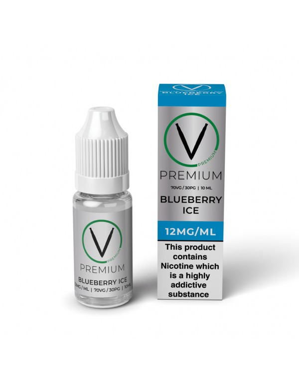 V Premium High VG - Blueberry Ice E-Liquid (10ml)